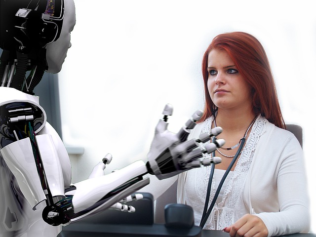 žena a robot